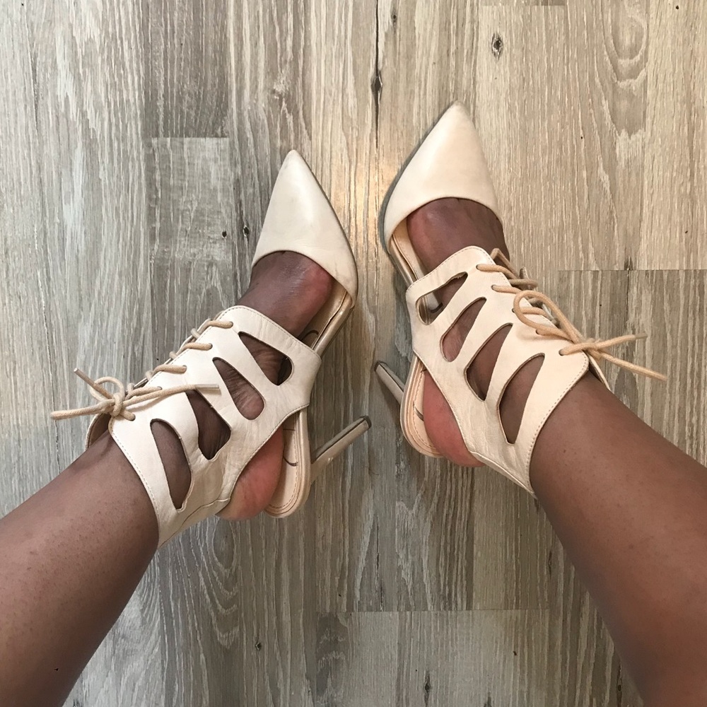 Jessica Simpson caged shoes